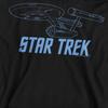 Star Trek Unisex Adult Enterprise Outline Sweatshirt