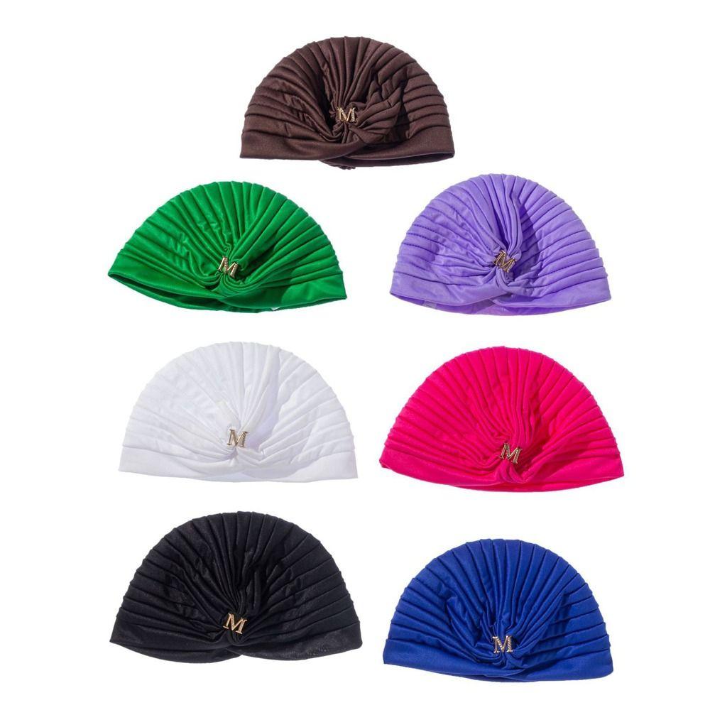 Выпадение волос Эластичная повязка-тюрбан Бандана Шапочка для химиотерапии Головной убор в индийском стиле Шляпа Женщины Леди