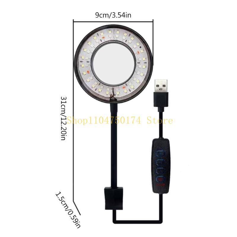 Светодиодная LED лампа для аквариума с регулируемой яркостью, на клипсе, морская LED для соленого аквариума, топ продаж