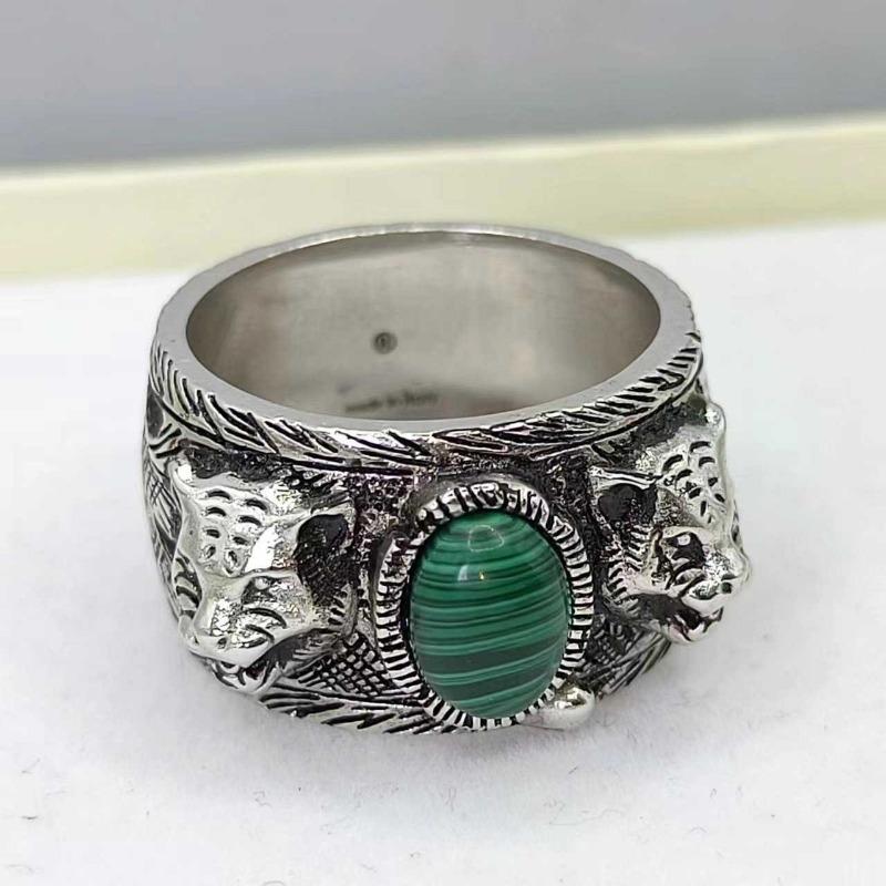 Sace Gems Голова тигра 6*9 мм малахитовое мужское кольцо из стерлингового серебра 925 пробы ювелирные изделия свадебный подарок на помолвку