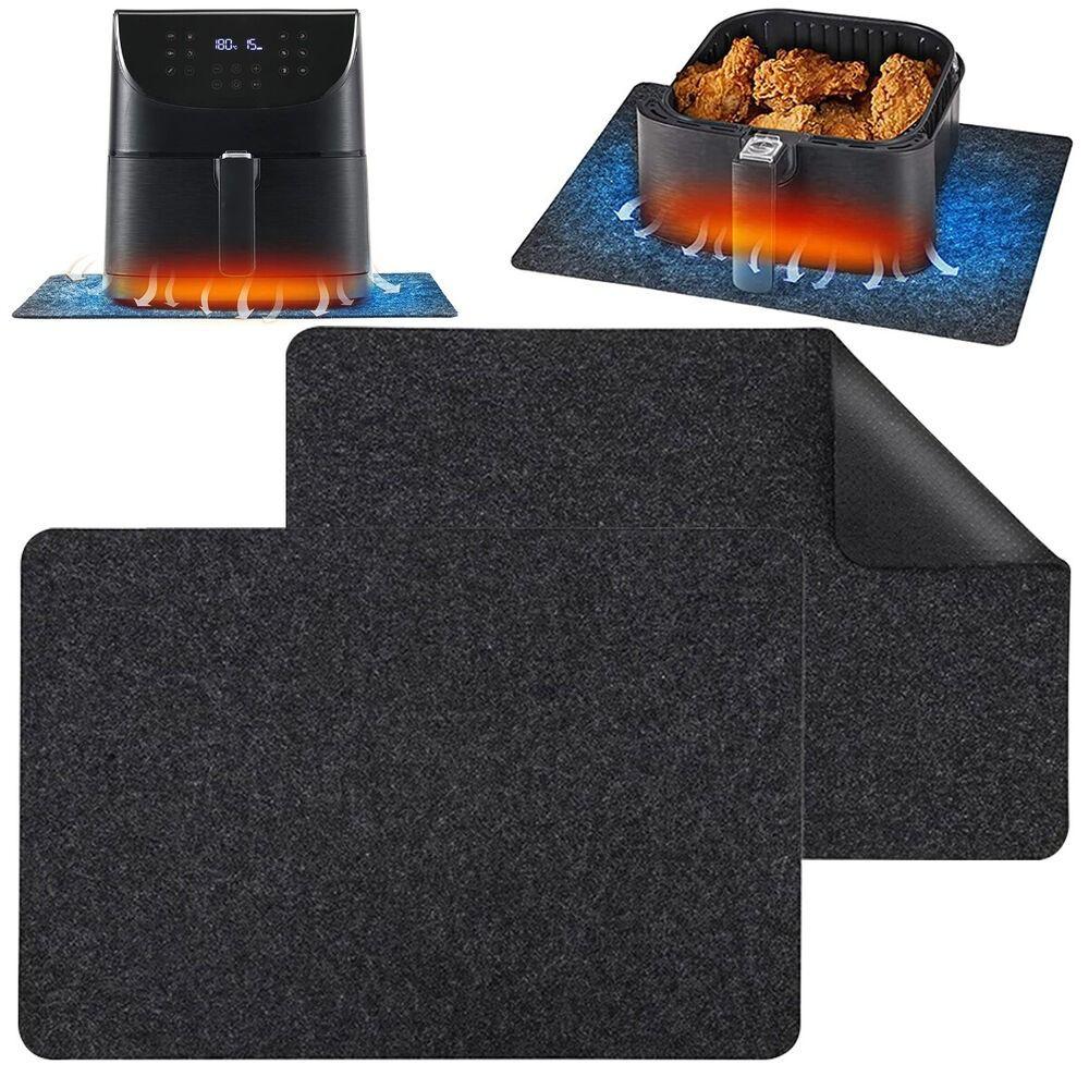 New Felt Heat Resistant Mat Air Fryer Heatproof Countertop Protector Felt Slide Heat Insulation Worktop Protector