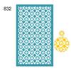 Silk Screen Stencils for Polymer Clay 29 Styles Silk Screen Printing Tool for Polymer Clay Stamp Embosser Earring Jewelry Making