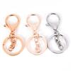 10шт Diy брелоки для ключей ювелирные изделия фурнитура брелок для ключей с застежкой-лобстером