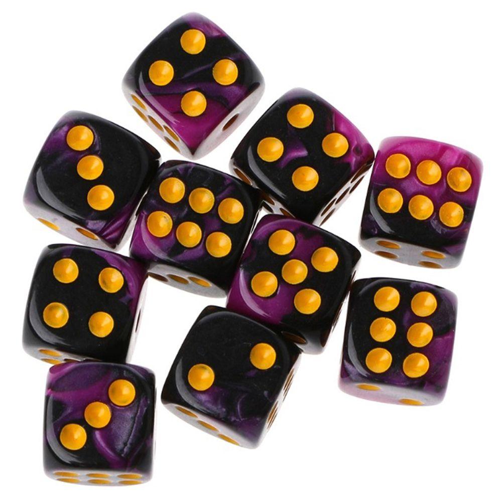 Round Corner Family Party Game Dice Number Polyhedral Dice Dice Set Table Game Digital Game Dices