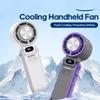 Outdoor Foldable Portable Handheld Fan Mini Cooling Rechargeable 3600mAh 100-level Free Control High Speed Turbo Fan