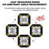 Лазерный гониометр RM081, перезаряжаемый цифровой инклинометр, многофункциональный лазерный уровень, наклономер
