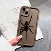 Креативный черный чехол для телефона с рисунком паука для iPhone Samsung Galaxy Xiaomi Redmi POCO HUAWEI Honor противоударный резиновый мягкий гибкий чехол