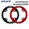 Звезды цепи ZRACE, BCD96, симметричные, 32T 34T 36T 38T, AL7075, процесс CNC, твердость по Виккерсу 15+ для MTB