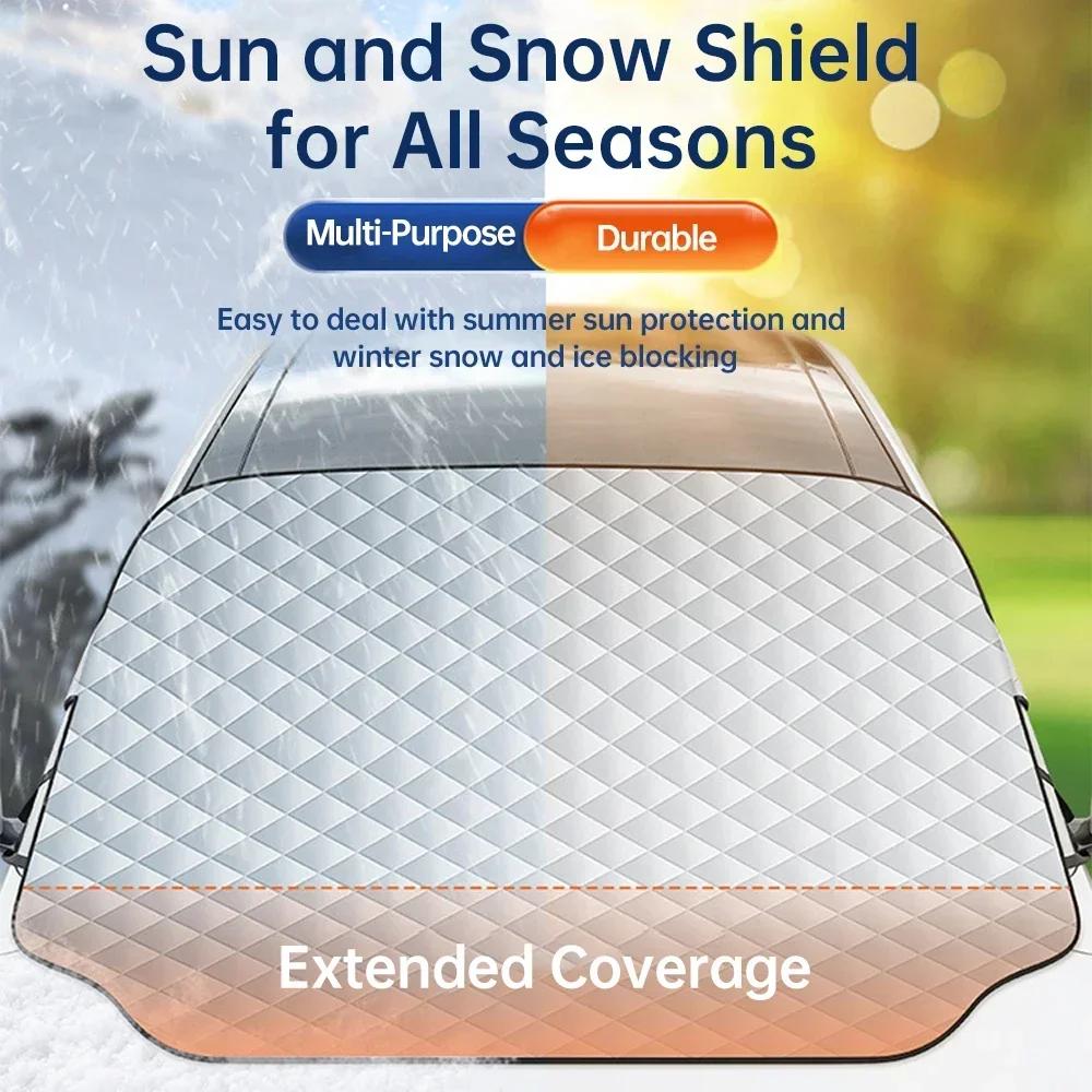 For Land Rover Range Rover Sport Discovery 3 4 Elander 2 Car Front Windshield Sunshade Prevention Snow Shield Waterproof Cover