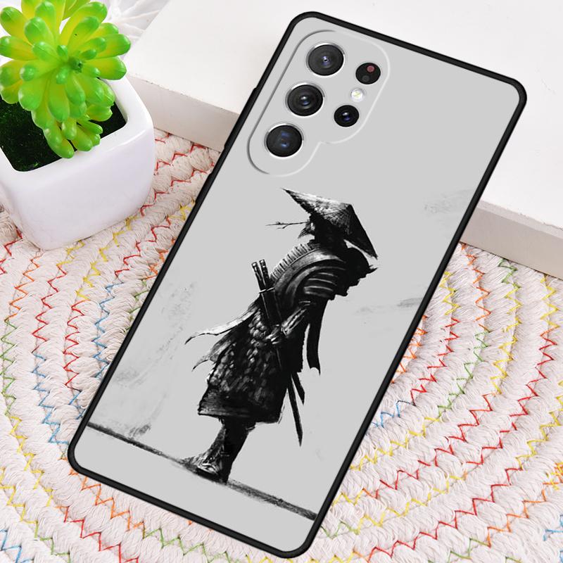 Японский Бусидо Самурай Силиконовый Чехол Для Телефона Для Samsung Galaxy note 10 pro S26 S25 S24 S23 S22 S21 Plus S25Ultra Capa Чехол