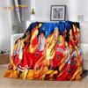 Мягкое плюшевое одеяло с героями мультфильмов Slam Dunk, фланелевое одеяло для гостиной, спальни, кровати, дивана, чехол для пикника Bettdecke