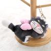 Lucifer Plush Keychain Doll Kawaii Bow Lucifer Bag Pendant Plush Lucifer Coin Purse Stuffed Toy Backpack Pendant Birthday Gift