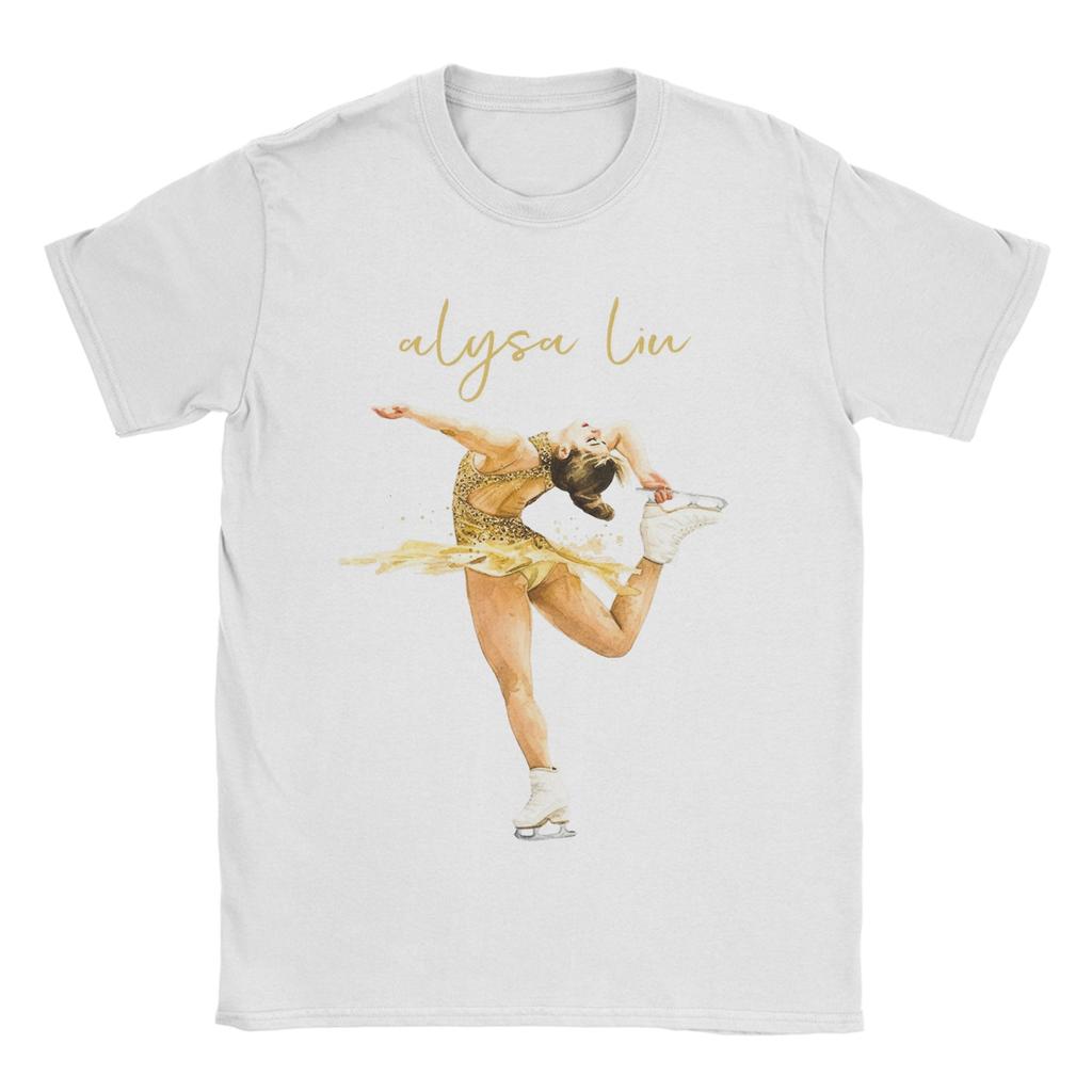 Unisex TShirt Alysa Liu Usa Skating Humorous Cotton Tee Shirt Short Sleeve T Shirt Crewneck Clothes New Arrival