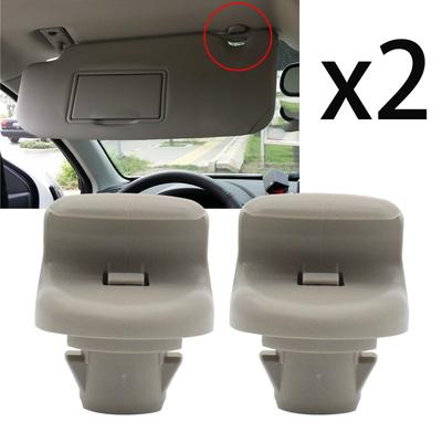 2X зажимы для солнцезащитного козырька, кронштейн, крючок для Nissan Qashqai J10 X-trail T30 T31 Juke F15 Note E11 E12 Leaf Tiida C12 Pathfinder R51 Frontier Micra K12