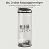 50L Stainless Steel Sensor Bin - Silver Tone