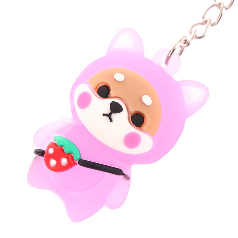 Светящийся мультяшный брелок Chaigou, сумка, подвеска, автомобиль, милый брелок для ключей, игрушечная фигурка, подвеска, коллекционные подарки для детей, креативный брелок