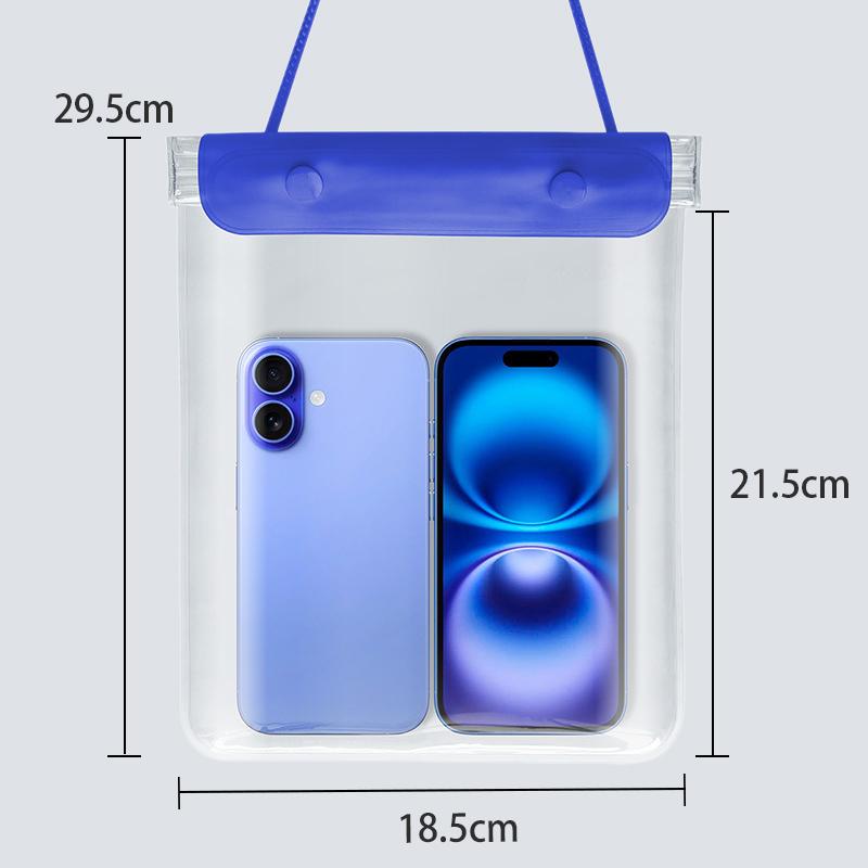 Прозрачный водонепроницаемый чехол для телефона с сенсорным экраном под крышкой мобильного телефона со шнурком для телефона, герметичная сумка для плавания и дайвинга