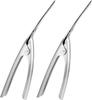1/2Pcs Shrimp Peeler Stainless Steel Prawn Portable Shrimp Deveiner Tool Peelers Crayfish Cleaning Tool for Easy Prawn Deveining