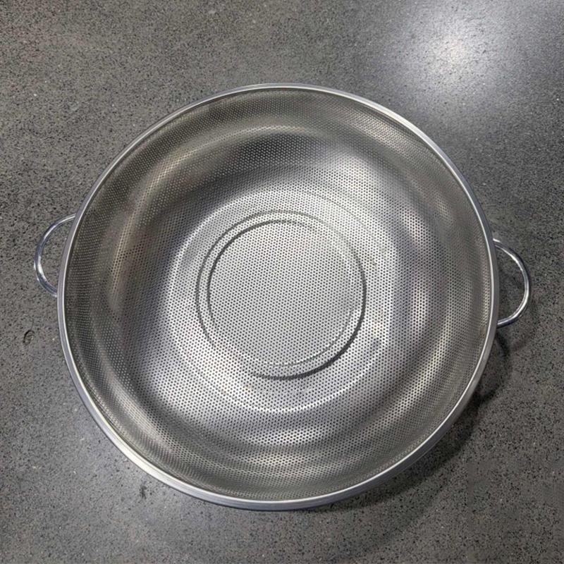 1PC Stainless Steel Kitchen Fine Mesh Sifter Colander Strainer Sieve Basket for Washing Draining Food