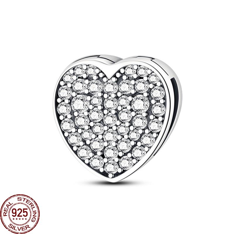 Женская цепочка-зажим из стерлингового серебра 925 пробы с сеткой, круглая подвеска в виде бабочки, подходит для оригинального браслета из сетки своими руками