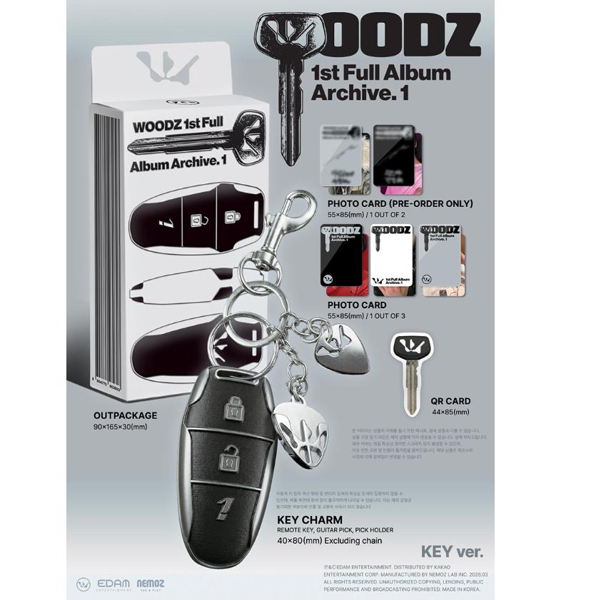 [ПРЕДЗАКАЗ] WOODZ 1-й полноформатный альбом Archive. 1 (Ключевая вер.) – Ограниченная серия