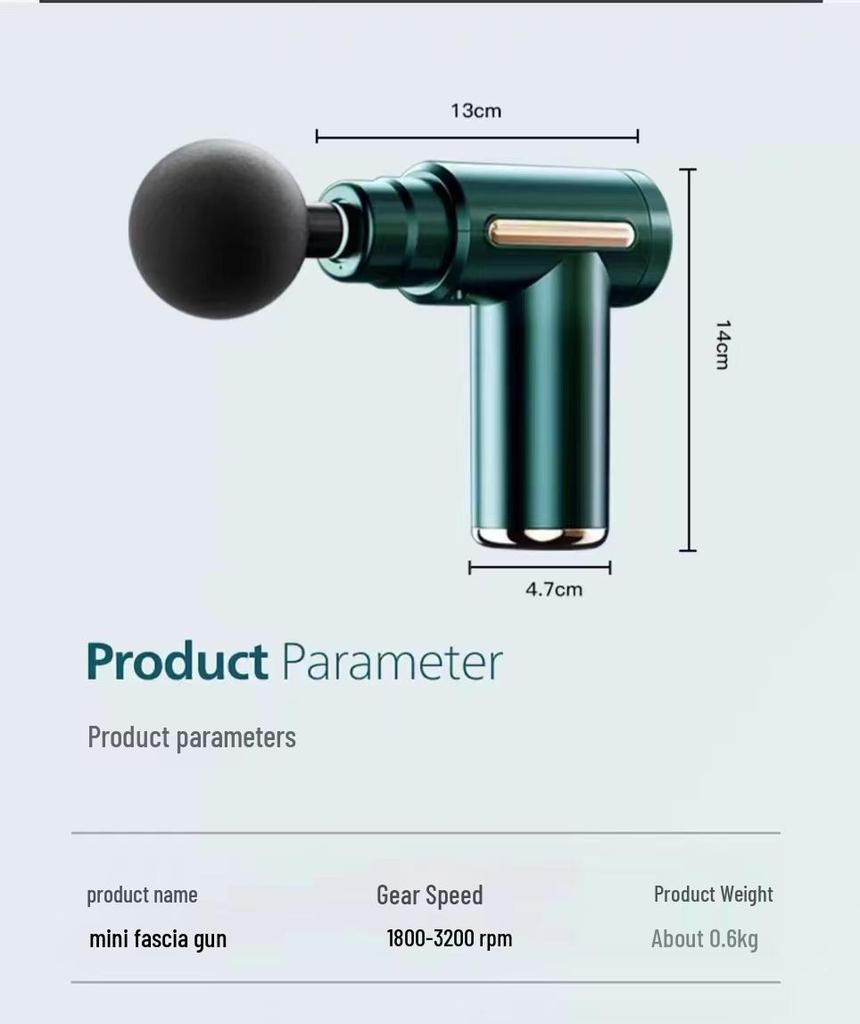 Compact Mini Muscle Relaxation Massager - 720 Fascia Gun