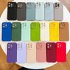 For Iphone Soft Liquid Silicone Phone Case Flannel Camera Lens Protection Back Cover For Iphone 16 15 14 Pro MAX 13 12 11 Pro X XR XS 8 7 Plus