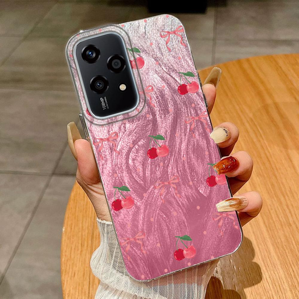 Чехол с цветной бабочкой и градиентом для Huawei Honor 400 200 Magic5 Lite 200 Pro X9a X9c X8a, чехлы для телефонов, мягкий силиконовый бампер, жесткая задняя крышка из ПК