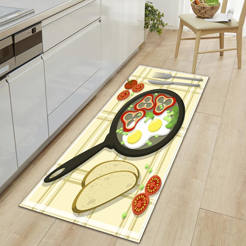Кухонный ковер, коридор, крыльцо, дверной коврик для гостиной, детский коврик, нескользящий напольный коврик для двери ванной комнаты