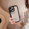 Минималистичный чехол для телефона из акрила с магнитом и смайликом для iPhone 11/12/13/16 Pro Max