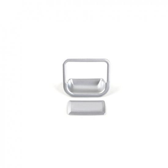 Co-Pilot Storage Box Handle Sticker Trim For Chevrolet Equinox 18-21 Silver ABS