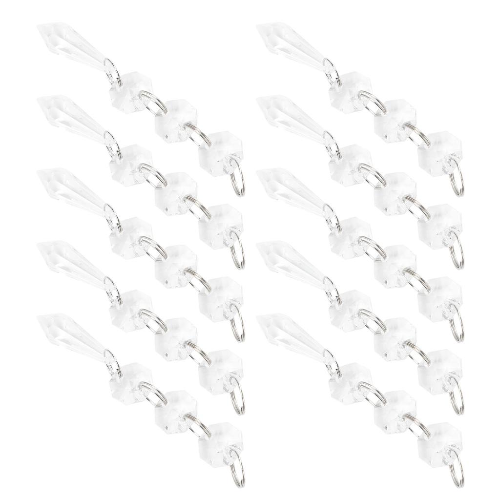 10pcs Bag Acrylic Bead Strands Chandelier Bead Lamp Chain Wedding Party Decoration