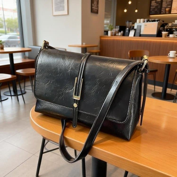 Модная повседневная сумка-квадрат однотонная сумка через плечо