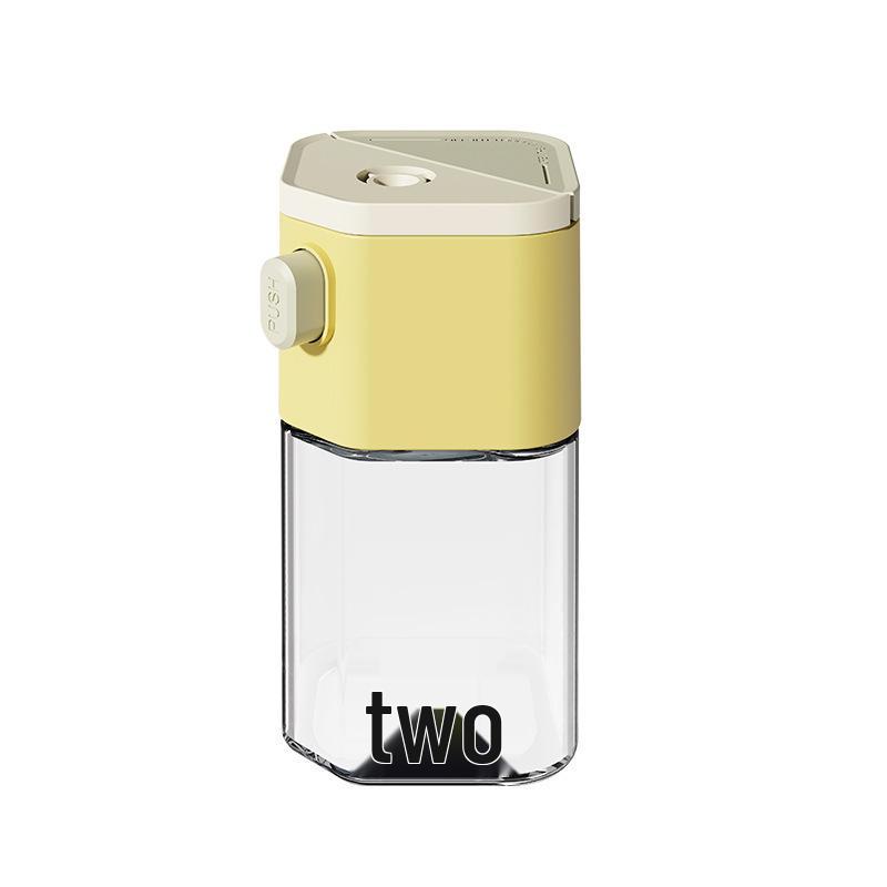 Dual-Use Salt & Spice Glass Jar for Kitchen Seasoning