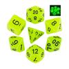 Glow In The Dark DND Dice, 7pcs Luminous Polyhedral Dice Set, Glowing D&D Dice for DND, RPG, Table Games