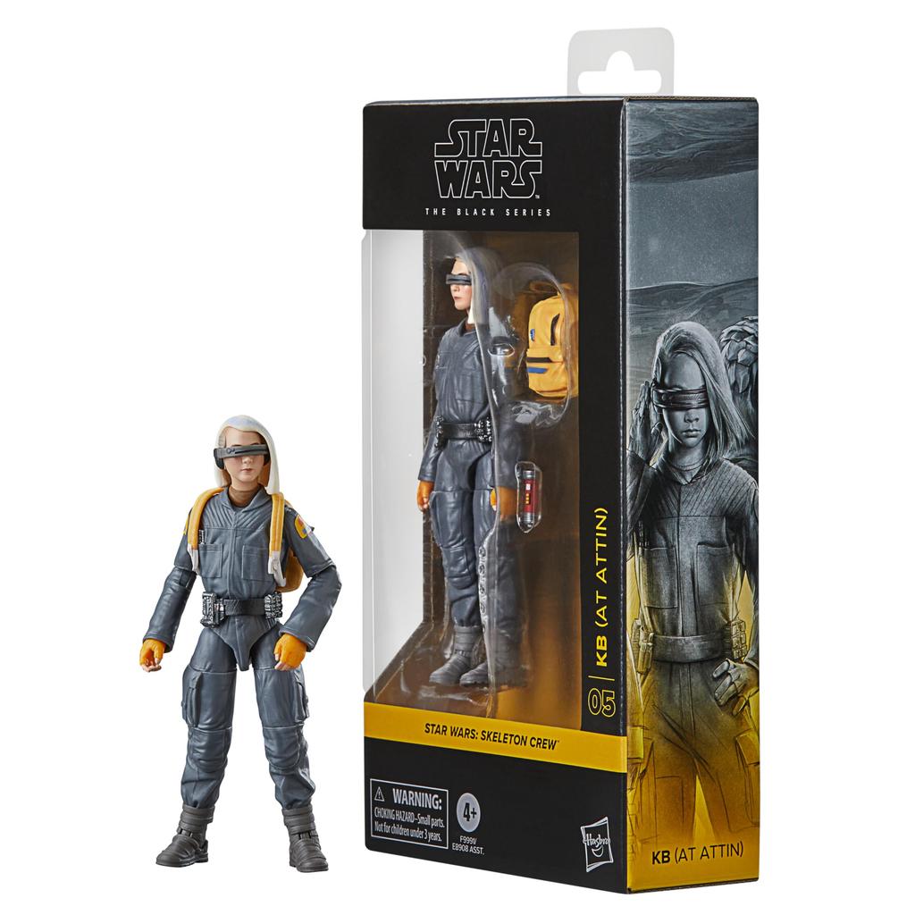 Hasbro Star Wars Black Series KB, Star Wars: Skeleton Crew Collectible 6-inch (15cm) Action Figure F9991, Authentic