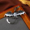 Unisex Dragon Shape Brooch Colorful Rhinestones Enamel Pin Suit Lapel Badge Clothing Jewelry Accessories
