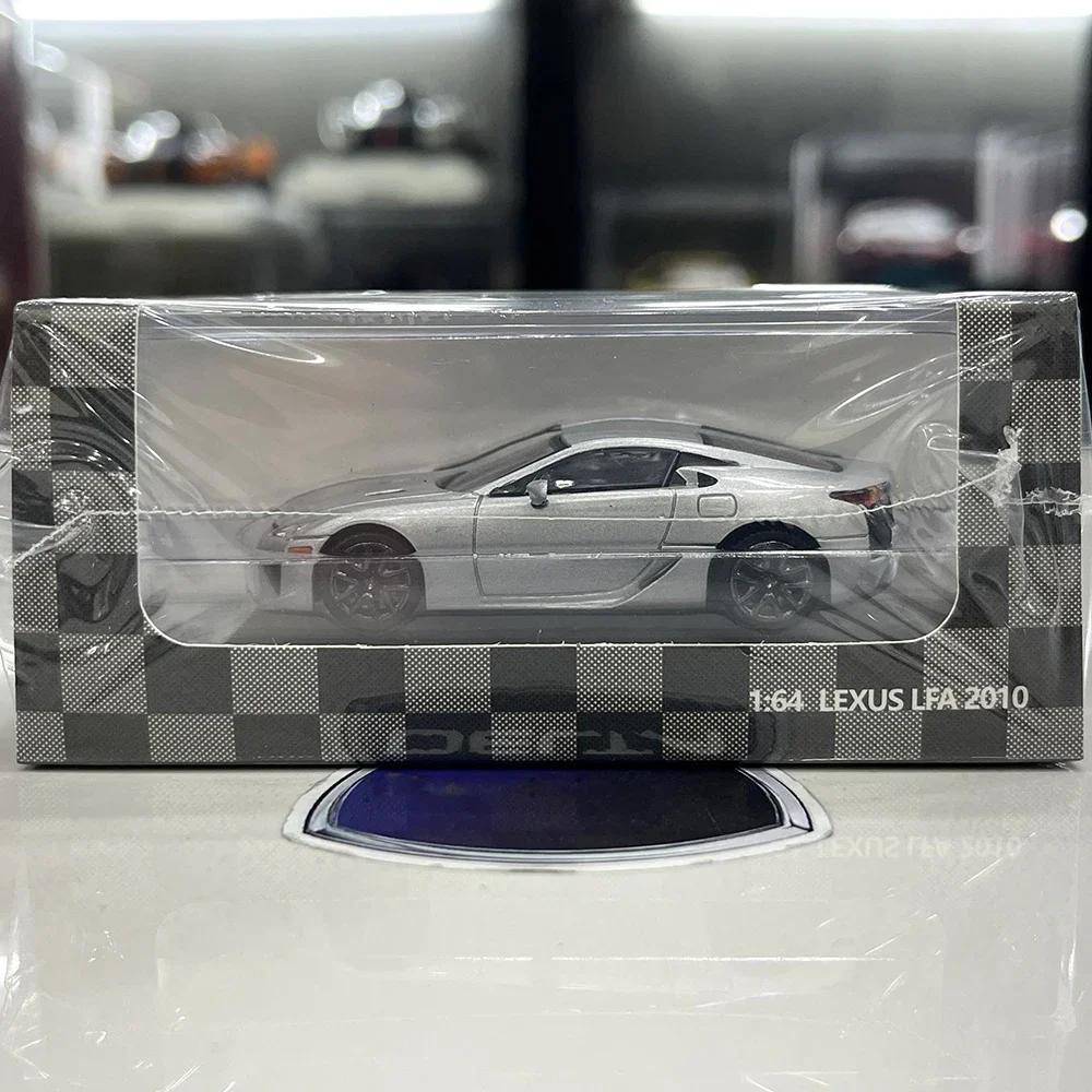 fxcr3 Original Die-cast 1:64 Scale 2010 Lexus Lfa Simulation Alloy Car Model Fan Collection Display Home Decoration Metal Ornaments