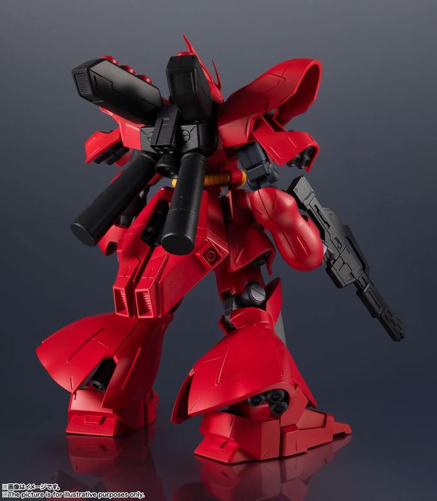 GUNDAM UNIVERSE Мобильный доспех Гандам Контратака SAZABI 155 мм окрашенная подвижная фигурка BAS63290 MSN-04 персонажа Приблизительно. АБС и ПВХ