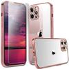 Protective Case - E.F.CONNECTION - iPhone 13 Pro - Silicone TPU - Ultra Thin - 2 Tempered Glasses