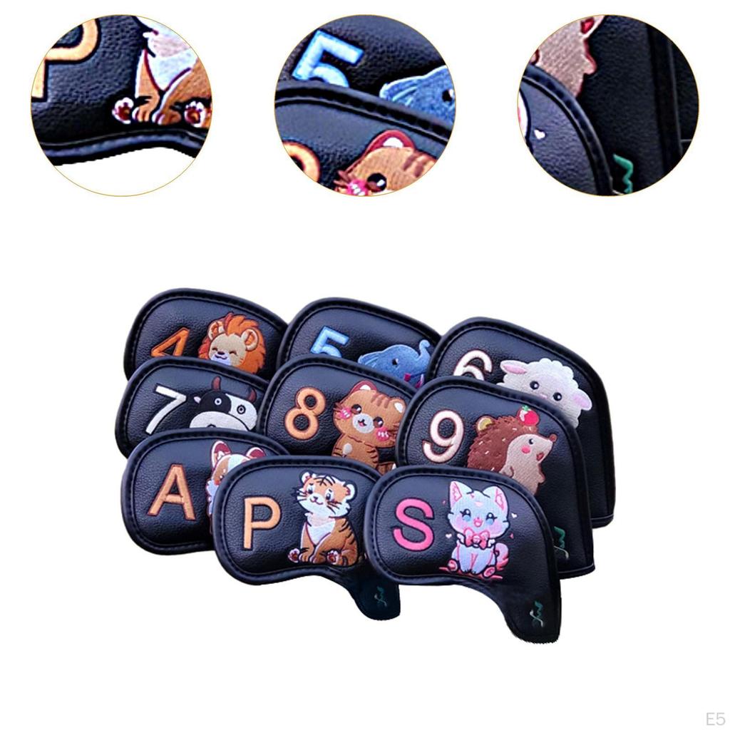 9 шт. чехлы для гольф-клюшек аксессуары легкий чехол портативные головные уборы головные уборы