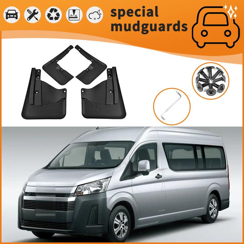 For 98-21 Toyota Hiace models Mudguards Fender Mudflaps Front Rear Flares Splash Guards Cover Car Accessorie