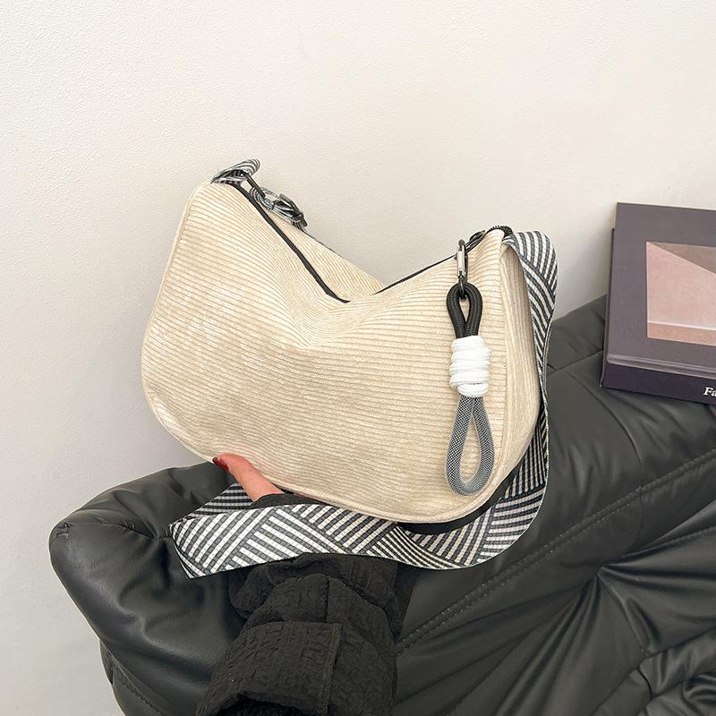 Модная универсальная женская сумка для поездок, большая вместительная сумка-мессенджер, вельветовая простая повседневная сумка через плечо, сумка для поездок