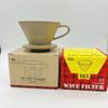 Бумажный набор MI185 Kalita Kalita Mino ware Воронка Wave Керамические чашки Специализированный Роши 50 шт. набор × 2-4 KWF-185 ((Песочно-бежевый))