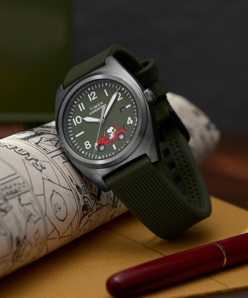 Taimaegseu X Peanuts Expedition Capstone Snoopy Outdoor Watch 39Mm