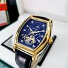 Men's Fully Automatic Mechanical Watch Rhinestone Fashion Men's Watch Butterfly Buckle Watch