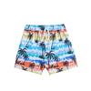 Cartoon Print Boys' Lace-Up Swim Trunks