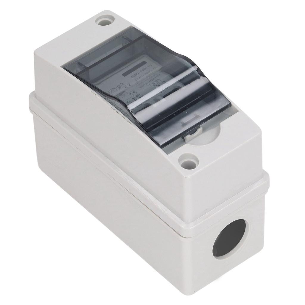 Miniature Circuit Breaker 50Amp Waterproof 2P DC Solar Disconnect Switch Isolator for Solar PV System DC 12‑400V AC