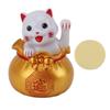 Solar Powered Lucky Cat Lucky Wealth Welcoming Cat Car Decor Desktop Cash Register Opening