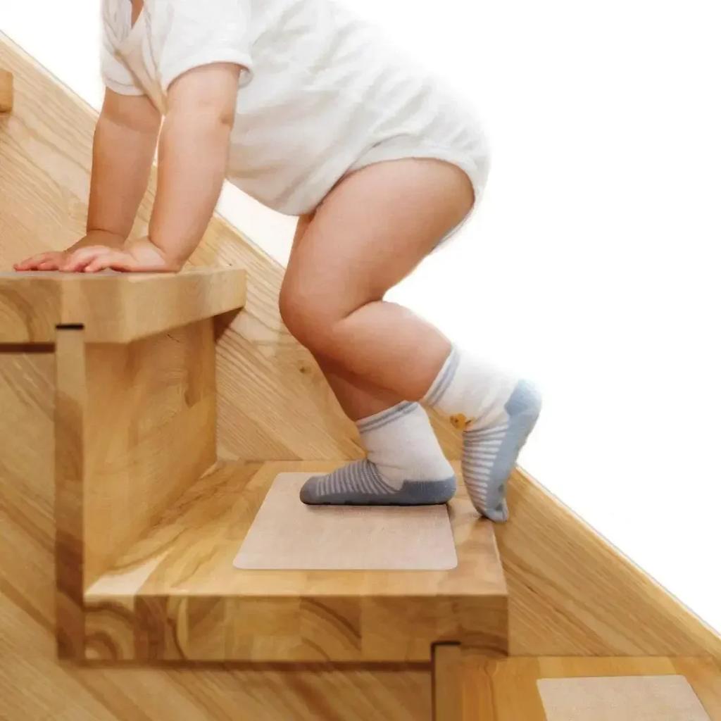 15Pcs Peva Transparent Anti Slip Strip Stair Steps Stickers Waterproof Bath Floor For Stair For Bathroom Safety Tape Pad Bathtub